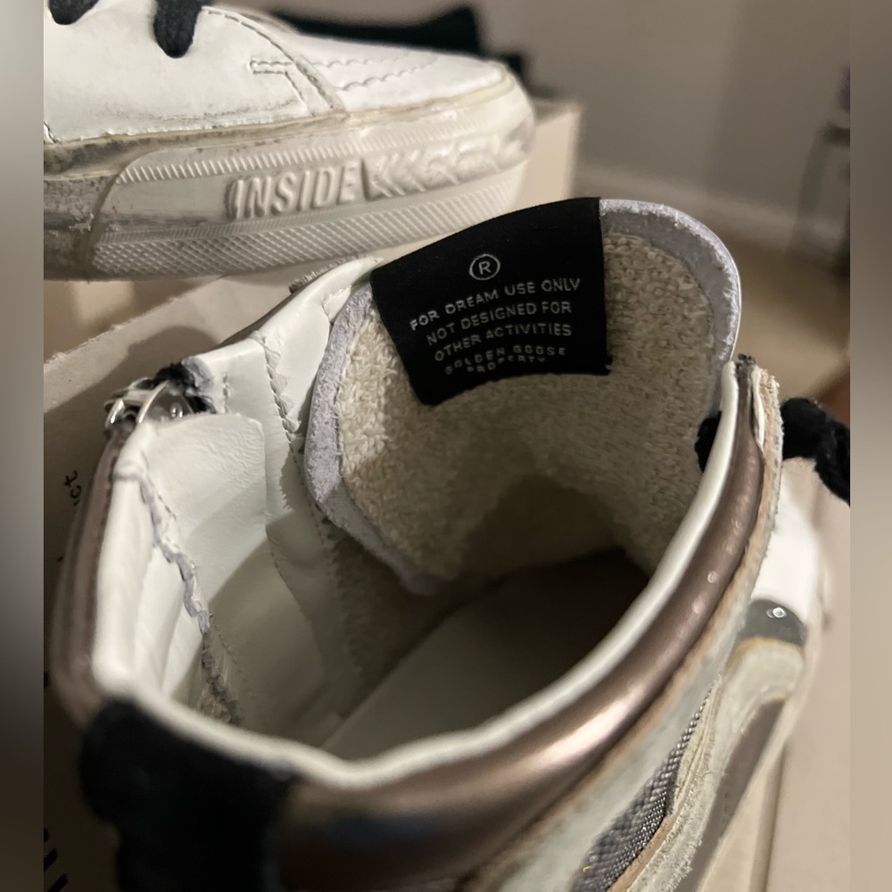 ⭐️Brand New in Box GOLDEN GOOSE SLIDE DOUBLE QUARTER Limited Edition/size 39 ⭐️ - Picture 8 of 13